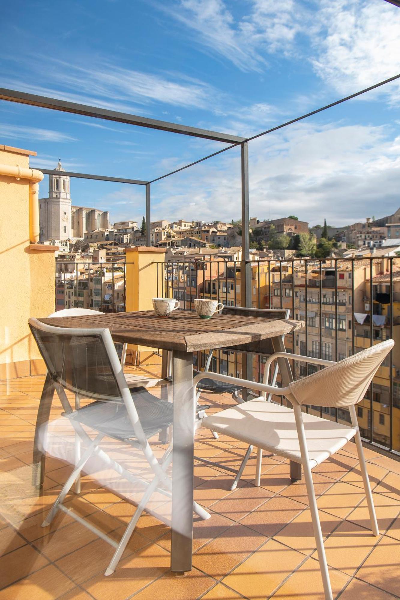 Sleep & Stay Luxury Top Floor Apt With Terrace Girona Dış mekan fotoğraf